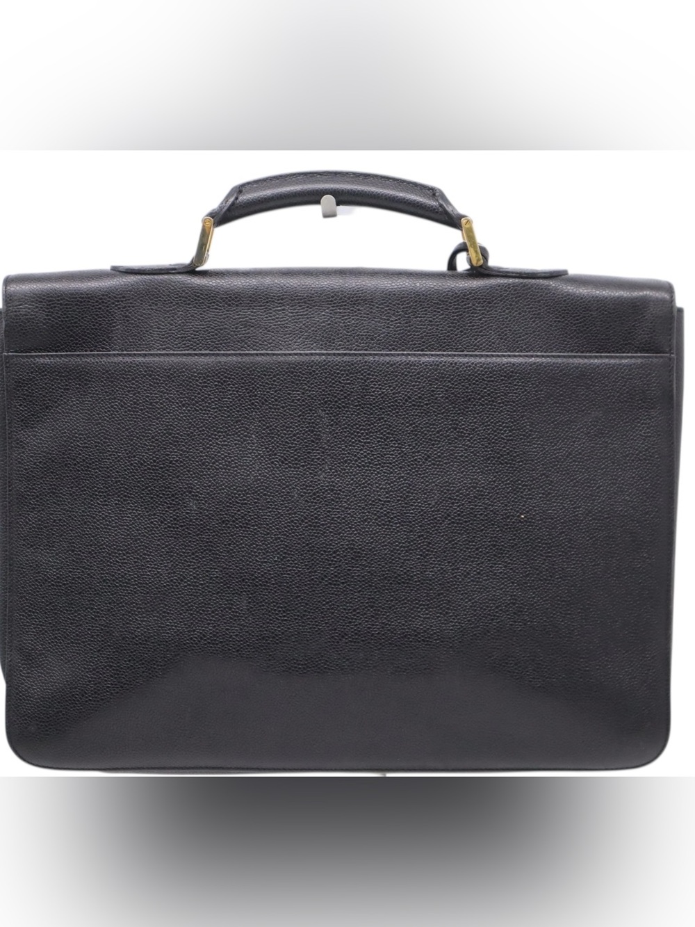 Chanel Vintage Caviar Executive Portfolio Bag with Gold Hardware - Picture 5 of 15